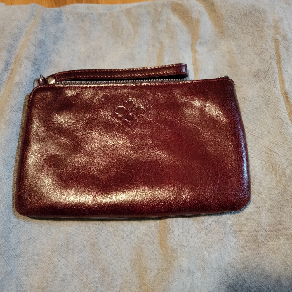 Patricia Nash Wristlet Oxblood